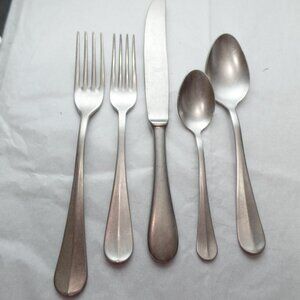Mepra Flatware 5 peice Place Setting 18/10 SS Italy